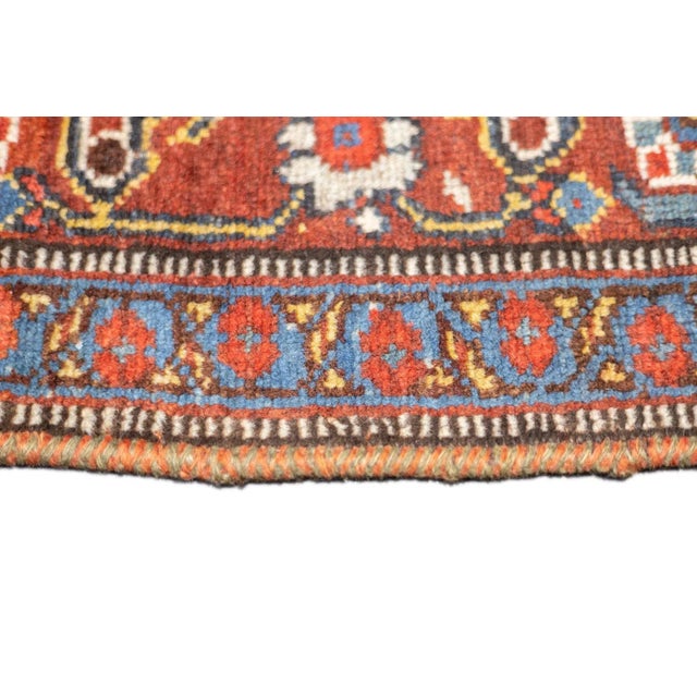 Persian Late 18th Century Antique Persian Khamseh Rug 4'3'' x 6'4'' For Sale - Image 3 of 12