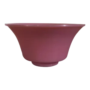 19th Century Chinese Pink Peking Glass Bowl