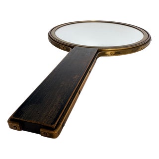 Vintage Art Deco Hand Mirror by Ivar Ålenius Björk for Ystad-Metall, 1930 For Sale