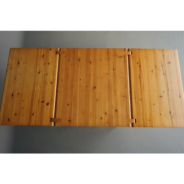 Pine Dining Set by Edwin Helseth for Stange Bruk, 1960s, Set of 5 For Sale - Image 12 of 18