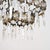 1930s Metal and Glass Chandelier For Sale - Image 9 of 10