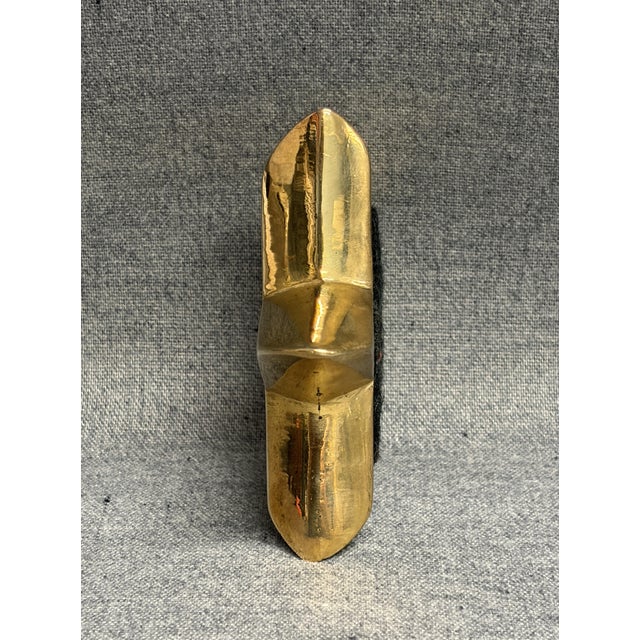 Contemporary Heavy Brass Star Paperweight For Sale - Image 3 of 6