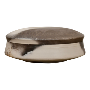 Mid Century Covered Pottery Bowl