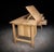 The Easel Art Desk is crafted entirely out of reclaimed solid white oak and walnut hardwoods with a mix of brass and...