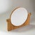 Mid-Century Modern Pencil Reed Adjustable Vanity Mirror For Sale - Image 3 of 6