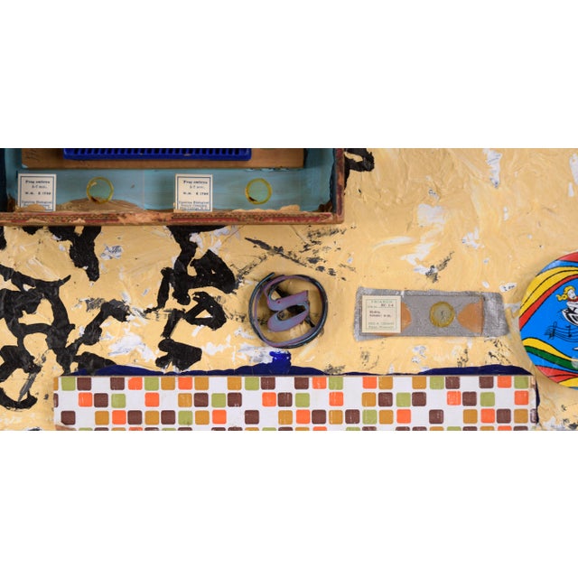 Assemblage With Cigar Box and the Letter P by Michael Pauker For Sale - Image 9 of 10