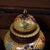 Metal Vintage Chinese Yellow Ground Cloisonné Dragon & Phoenix Ginger Jar With Antique Lacquered Presentation Box ("Xuande" Mark) For Sale - Image 7 of 9