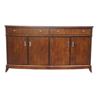 Hickory White Solid Banded Mahogany Contemporary Traditional 72" Sideboard Buffet For Sale