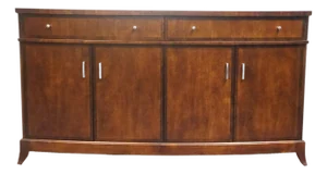 Hickory White Solid Banded Mahogany Contemporary Traditional 72" Sideboard Buffet