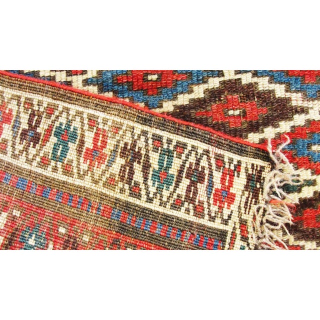 Tribal Antique Northwest, Kurdish Rug,,3'2" X 6'6" For Sale - Image 3 of 10