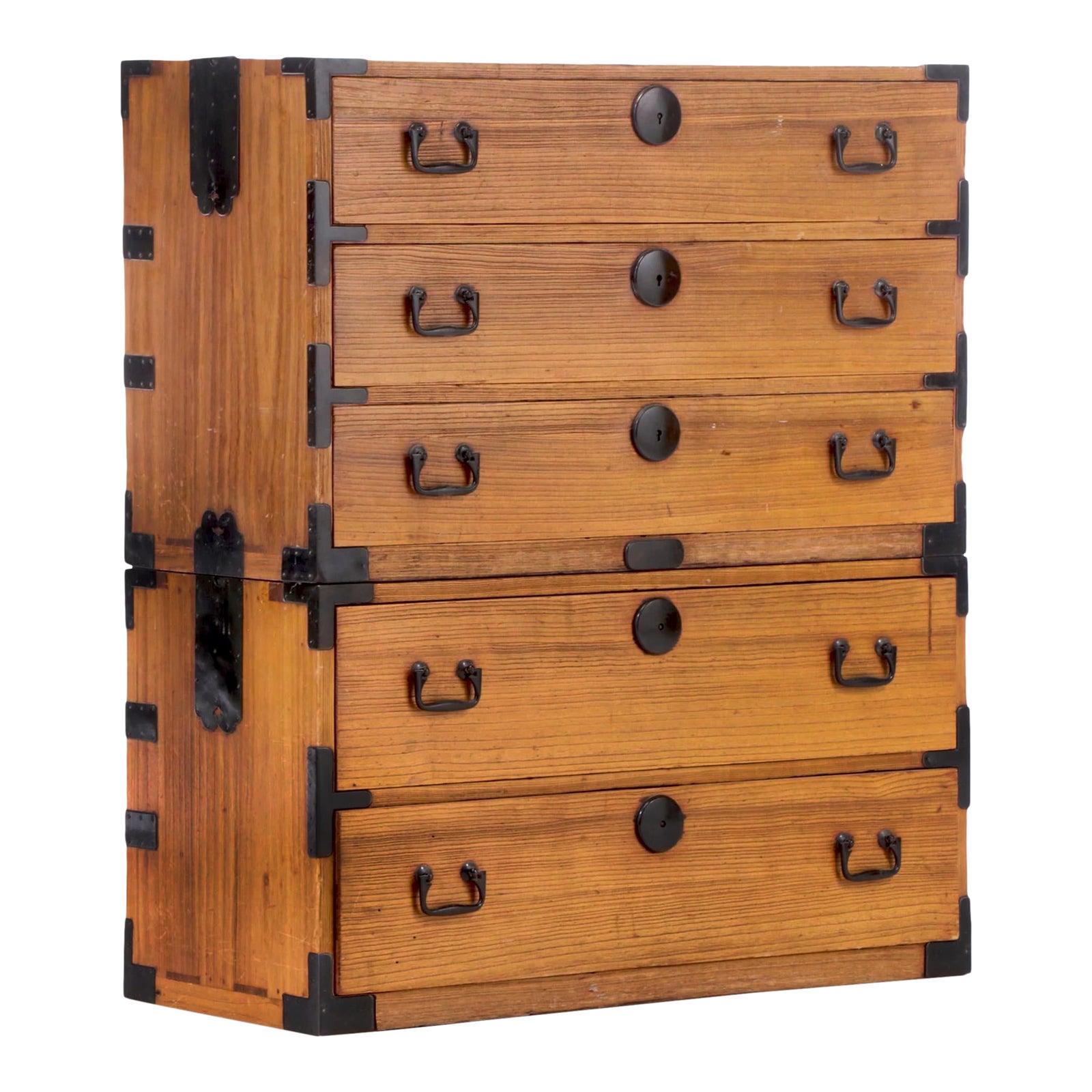 Mid 20th Century Japanese Tansu Chest Chairish
