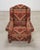2000 - 2009 King Ranch Kilim Rug Style Upholstered Lounge Chair + Ottoman For Sale - Image 5 of 18