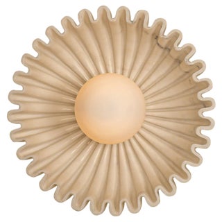 Ostro White Marble Wall Sconce by Simone & Marcel For Sale