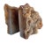 Brown Natural Polished Agate Bookends Geode Bookends 6.75" For Sale - Image 8 of 12
