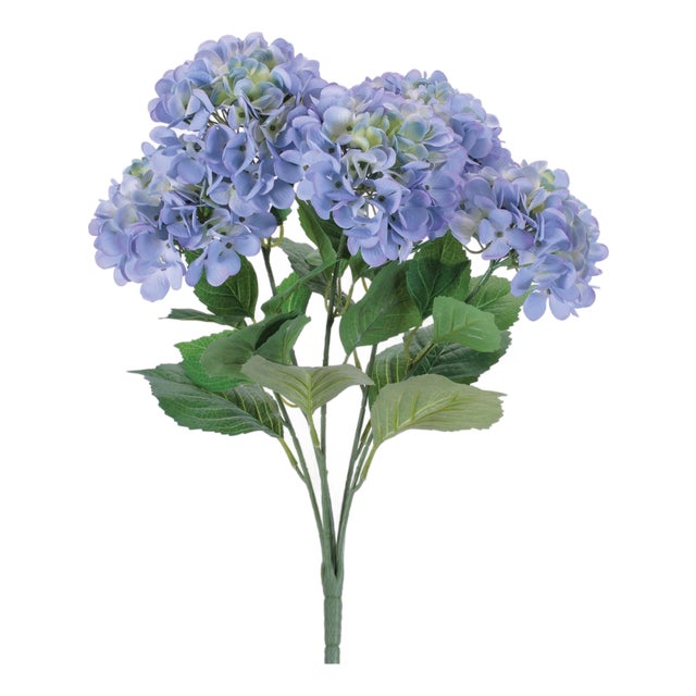 Hydrangea Floral Bush (Set of 2) For Sale