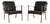 Vintage Danish Leather Armchairs from Ole Wanscher, 1960s, Set of 2 For Sale