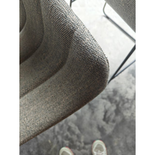 Contemporary Pair of Bludot of Racer Counter Stools in Marine Tait For Sale - Image 3 of 10