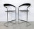 1970s Vintage Thonet Italian Mid Century Modern Bar Stools - a Pair For Sale - Image 9 of 9
