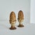 Antique Patinated Cast Iron Pinecone Finials, 1890s, Set of 2 For Sale - Image 6 of 9