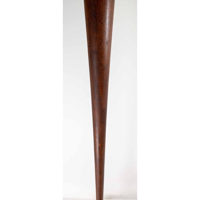 Wood 20th Century 29" Large Arts & Crafts Turned Wood Bud Vase or Candle Holder For Sale - Image 7 of 15