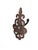 1990s Vintage Scroll Wrought Iron Hanging Hook For Sale - Image 4 of 6