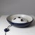 Description Platea table lamp designed by Leonardo Ferrari and Franco Mazzucchelli for Artemide. Circular blue painted...