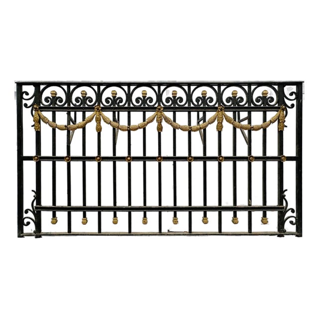 Antique English Balcony Front For Sale