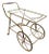 Hollywood Regency Neoclassical Serving or Drinks Trolley by Cesare Lacca, Italy, 1950s For Sale