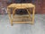 Mid-Century Modern Vintage Italian Riviera Tito Angoli Style Bamboo and Rattan Coffee / Side Table For Sale - Image 3 of 11