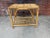 Mid-Century Modern Vintage Tito Angoli Style Bamboo and Rattan Coffee / Side Table For Sale - Image 3 of 11