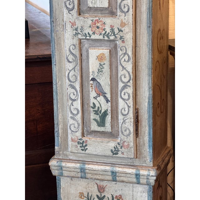 Wood 19th Century Swedish Tall Case Clock For Sale - Image 7 of 15