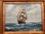 Realism Late 20th Century J. Clark - American Clipper at Sea, Oil on Canvas For Sale - Image 3 of 10