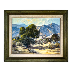 1970s Daniel J Toigo Painting, "Desert Mission"