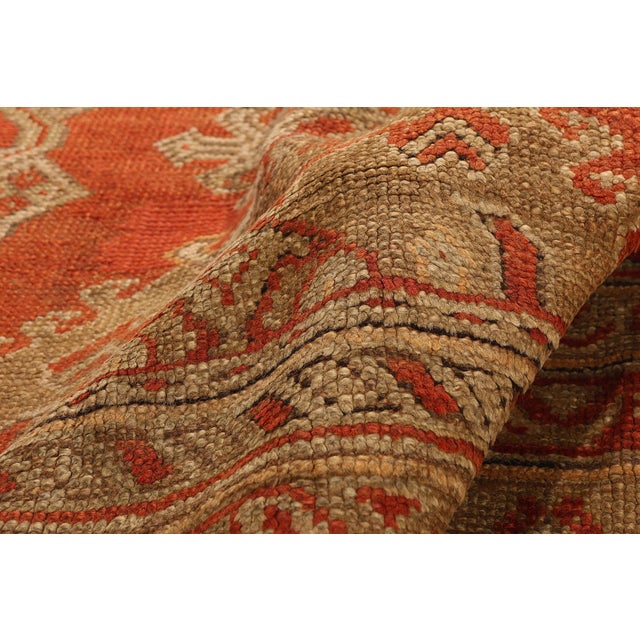 Late 19th Century Turkish Oushak Rug, 11'05 X 18'08 For Sale In Dallas - Image 6 of 10