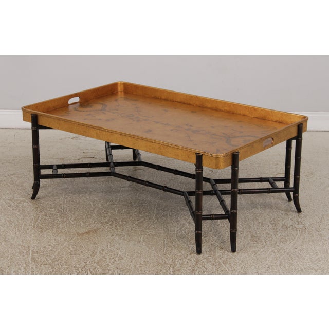 Neoclassical Ej Victor Neoclassical Large Tray Top Coffee Table For Sale - Image 3 of 15