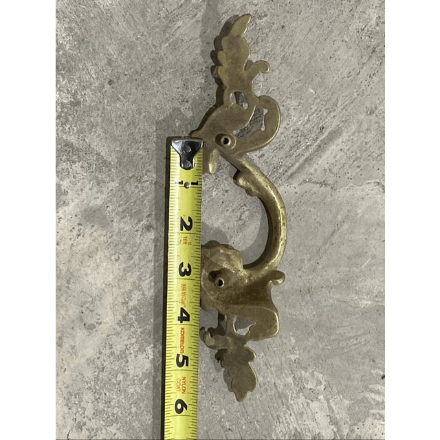 Good condition please check pictures for measuraments comes with screws Enhance your vintage furniture with this exquisite...