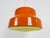 Space Age Bumling Orange Pendant Lamp, Germany, 1970s For Sale - Image 6 of 11