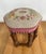 Mid-Century Modern Vintage Mid-Century Walnut Footstool With Floral Needlepoint Tapestry For Sale - Image 3 of 7