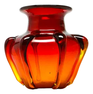Vase by J. Słuczan-Orkusz for Cracow Institute for Glassworks, Poland, 1970s