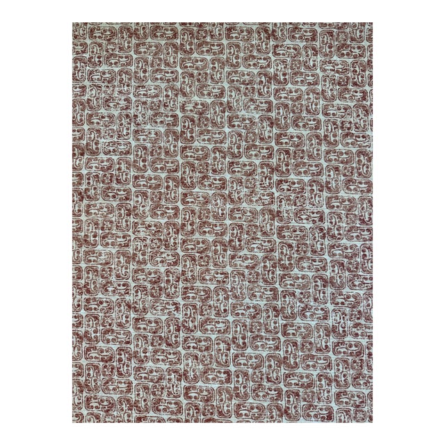 Kerry Joyce Textiles 6 Yards Linen Print - Daya Fabric Carnelian / 1043-05 / For Sale