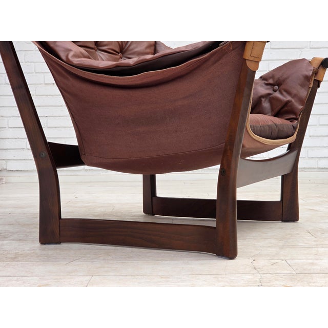 Norwegian Trega Lounge Chair by Tormod Alnaes, 1970s For Sale - Image 12 of 18