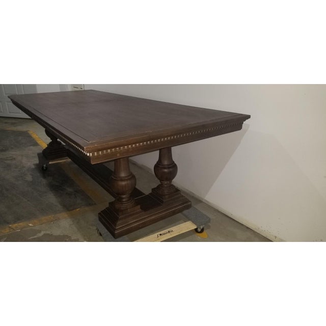Rustic Restoration Hardware St. James Rectangular Extension Dining Table Chairish