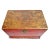 Boho Chic Vintage Ming Red Trunk For Sale - Image 3 of 9