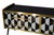 Italian Sideboard with Handmade Artistic Glass from Justfurnituress SRL For Sale - Image 11 of 12