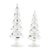 Embrace the magic of winter with this Snowy Glass Pine Tree set. Featuring wintry white and silver tones, these trees...