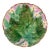 Joseph Holdcroft Majolica Plate With Leaf, Ferns and Flowers, English, Ca. 1875 For Sale