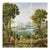 36" * H96" * 3ps, Classical Roman Bucolic Hand-Painted Pastoral Landscape Mural For Sale