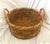 Rustic European Woven Rattan/Wicker Gathering Basket For Sale - Image 4 of 5