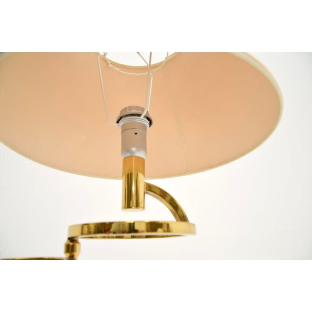 Black Vintage Italian Marble and Brass Table Lamp by Banci Firenze, 1970s For Sale - Image 8 of 11