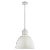 Transitional Thomas O'Brien By Visual Comfort Studio Huey 1-Light Pendant in Antique White For Sale - Image 3 of 3